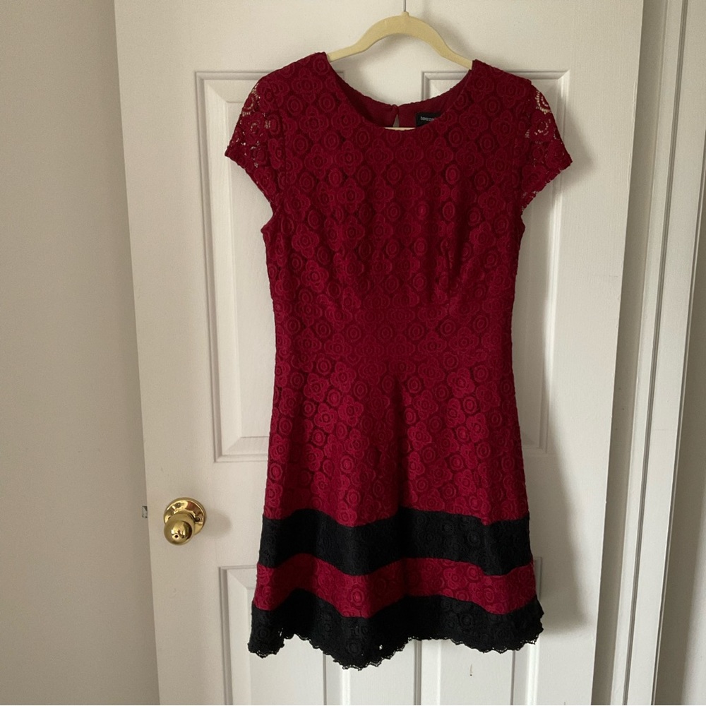 Teeze Me Short Sleeve Knee Length Dress, Size 13/14